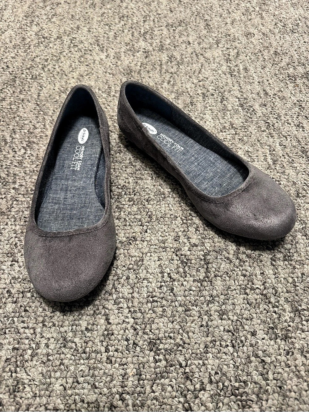 Dr. Scholl's Suede Flats Brown US 9M